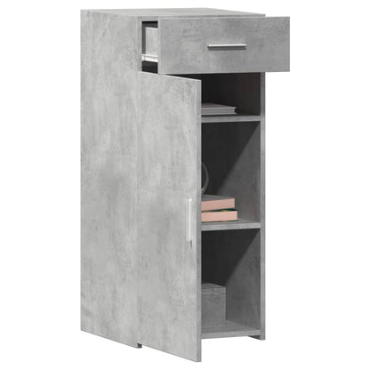 Credenza Grigio Cemento 40x42,5x93 cm in Legno Multistrato