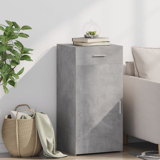 Credenza Grigio Cemento 45x42,5x93 cm in Legno Multistrato