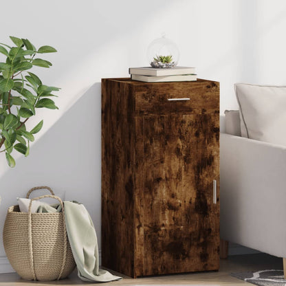 Credenza Rovere Fumo 45x42,5x93 cm in Legno Multistrato