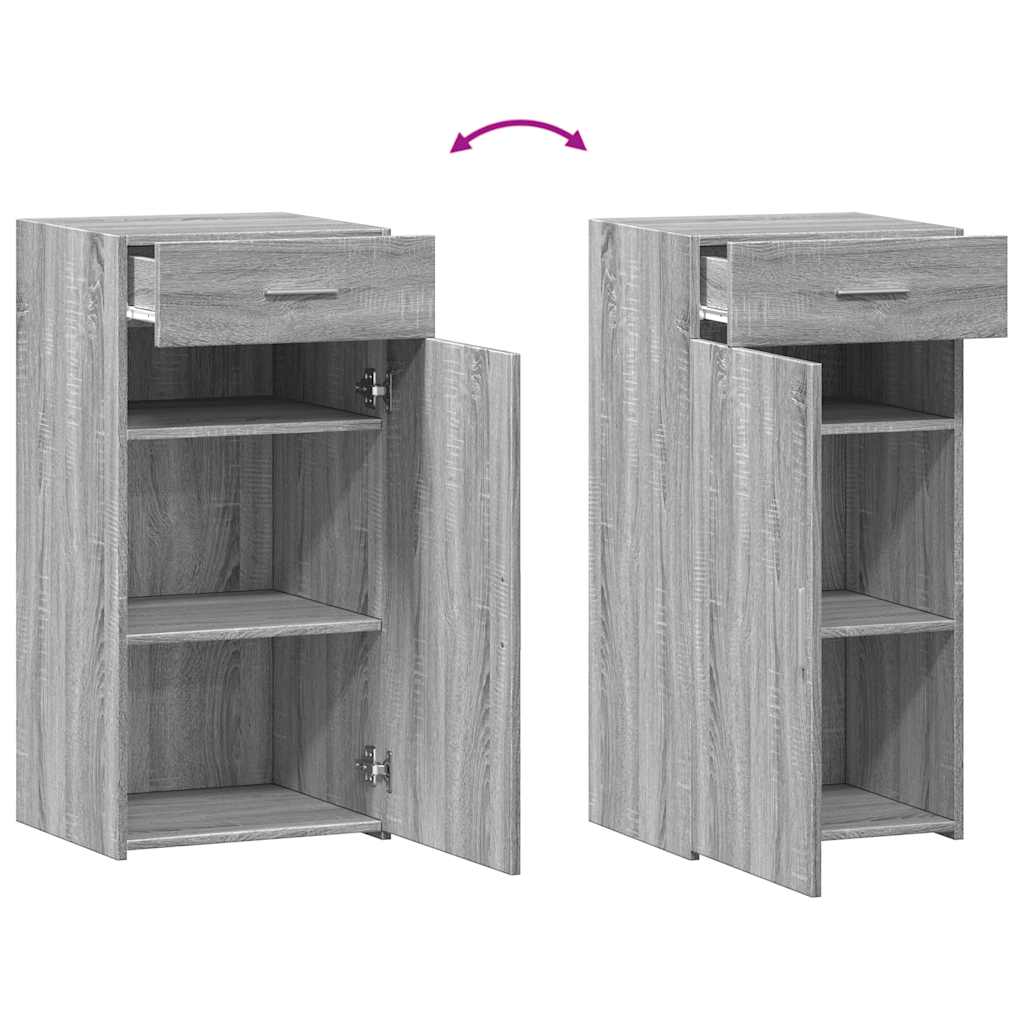 Credenza Grigio Sonoma 45x42,5x93 cm in Legno Multistrato | homemem39