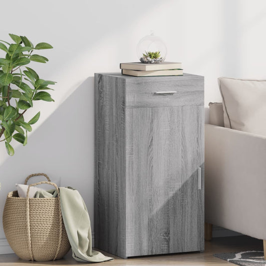 Credenza Grigio Sonoma 45x42,5x93 cm in Legno Multistrato