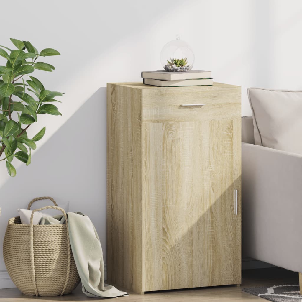 Credenza Rovere Sonoma 50x42,5x93 cm in Legno Multistrato