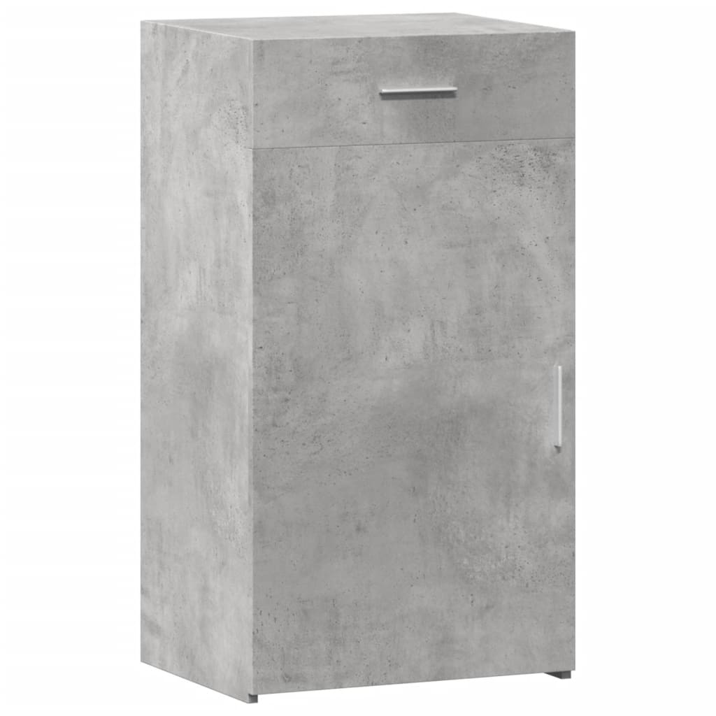 Credenza Grigio Cemento 50x42,5x93 cm in Legno Multistrato