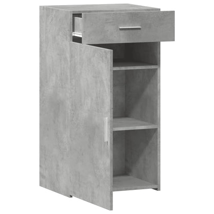 Credenza Grigio Cemento 50x42,5x93 cm in Legno Multistrato