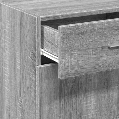 Credenza Grigio Sonoma 50x42,5x93 cm in Legno Multistrato