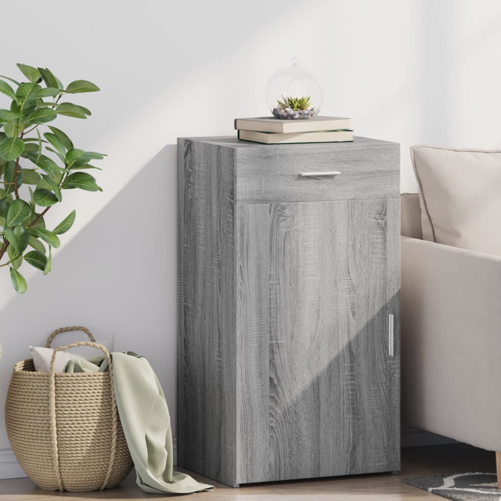 Credenza Grigio Sonoma 50x42,5x93 cm in Legno Multistrato - homemem39