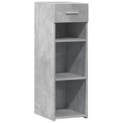 Credenza Grigio Cemento 30x42,5x93 cm in Legno Multistrato