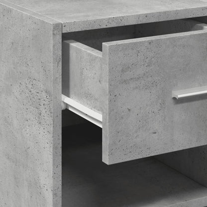 Credenza Grigio Cemento 30x42,5x93 cm in Legno Multistrato