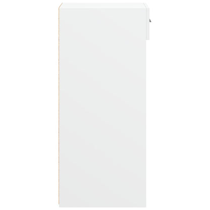 Credenza Bianca 40x42,5x93 cm in Legno Multistrato - homemem39