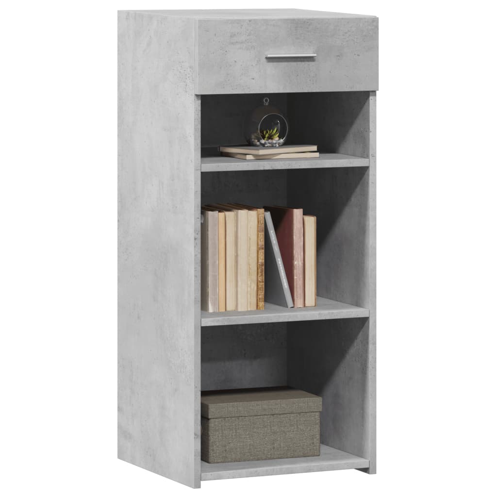 Credenza Grigio Cemento 40x42,5x93 cm in Legno Multistrato