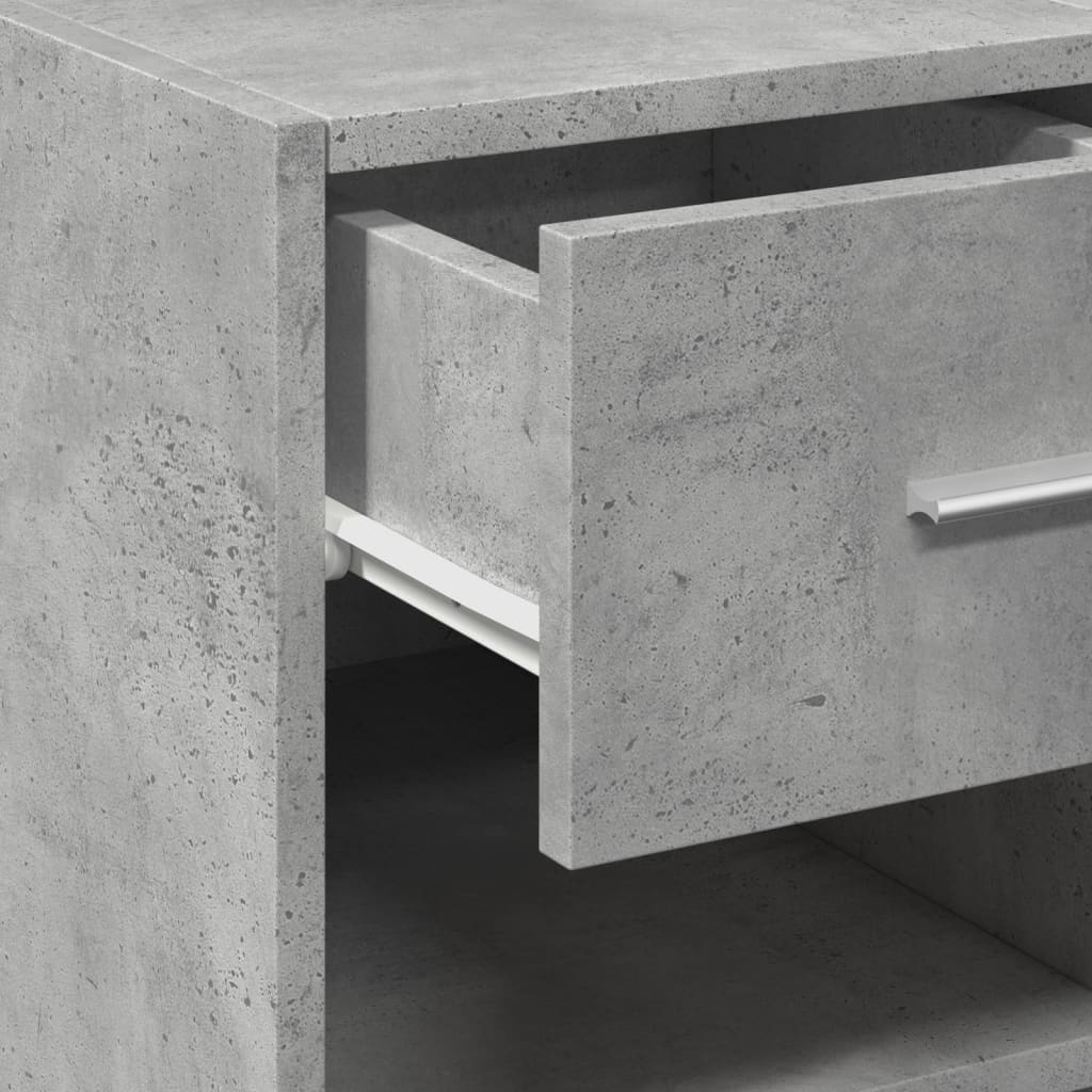 Credenza Grigio Cemento 40x42,5x93 cm in Legno Multistrato