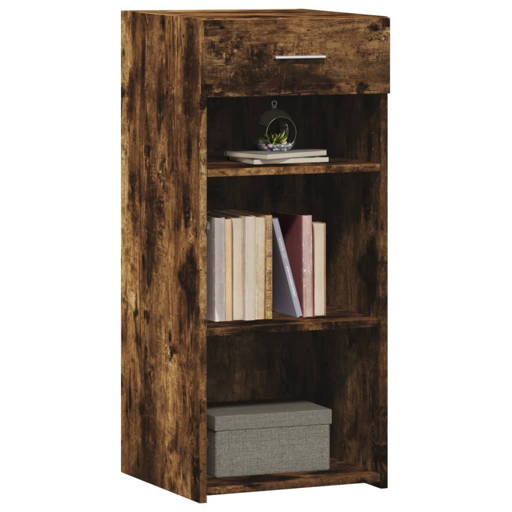 Credenza Rovere Fumo 40x42,5x93 cm in Legno Multistrato - homemem39