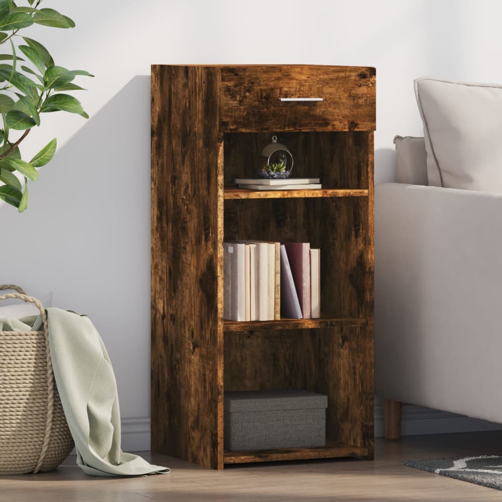 Credenza Rovere Fumo 40x42,5x93 cm in Legno Multistrato - homemem39