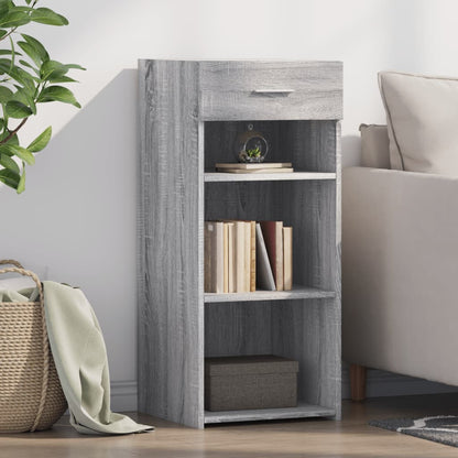 Credenza Grigio Sonoma 40x42,5x93 cm in Legno Multistrato