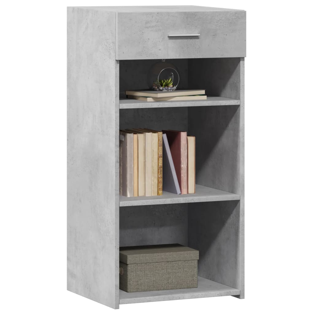 Credenza Grigio Cemento 45x42,5x93 cm in Legno Multistrato