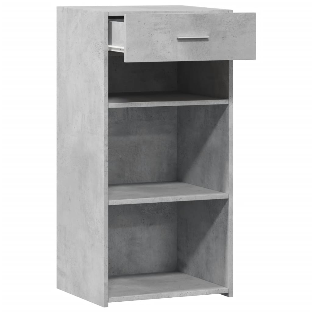 Credenza Grigio Cemento 45x42,5x93 cm in Legno Multistrato