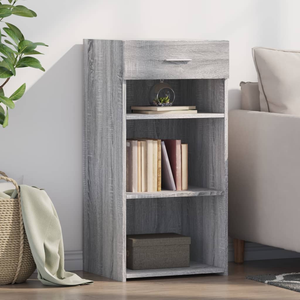 Credenza Grigio Sonoma 45x42,5x93 cm in Legno Multistrato - homemem39