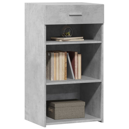 Credenza Grigio Cemento 50x42,5x93 cm in Legno Multistrato