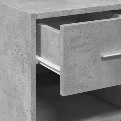 Credenza Grigio Cemento 50x42,5x93 cm in Legno Multistrato