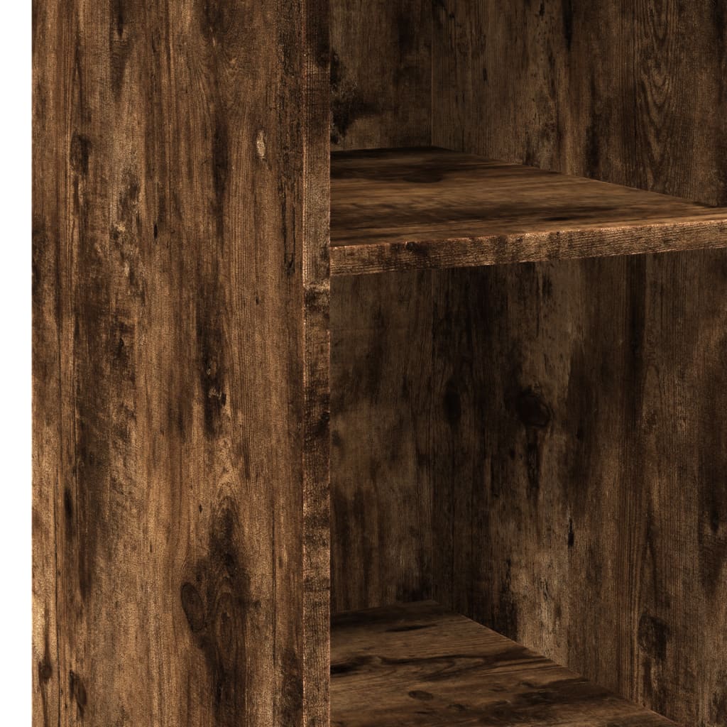 Credenza Rovere Fumo 30x41x93 cm in Legno Multistrato - homemem39