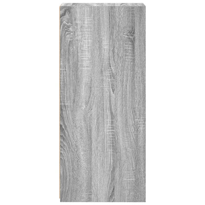 Credenza Grigio Sonoma 30x41x93 cm in Legno Multistrato - homemem39