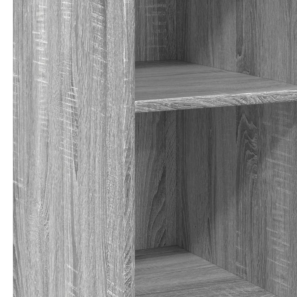 Credenza Grigio Sonoma 30x41x93 cm in Legno Multistrato - homemem39