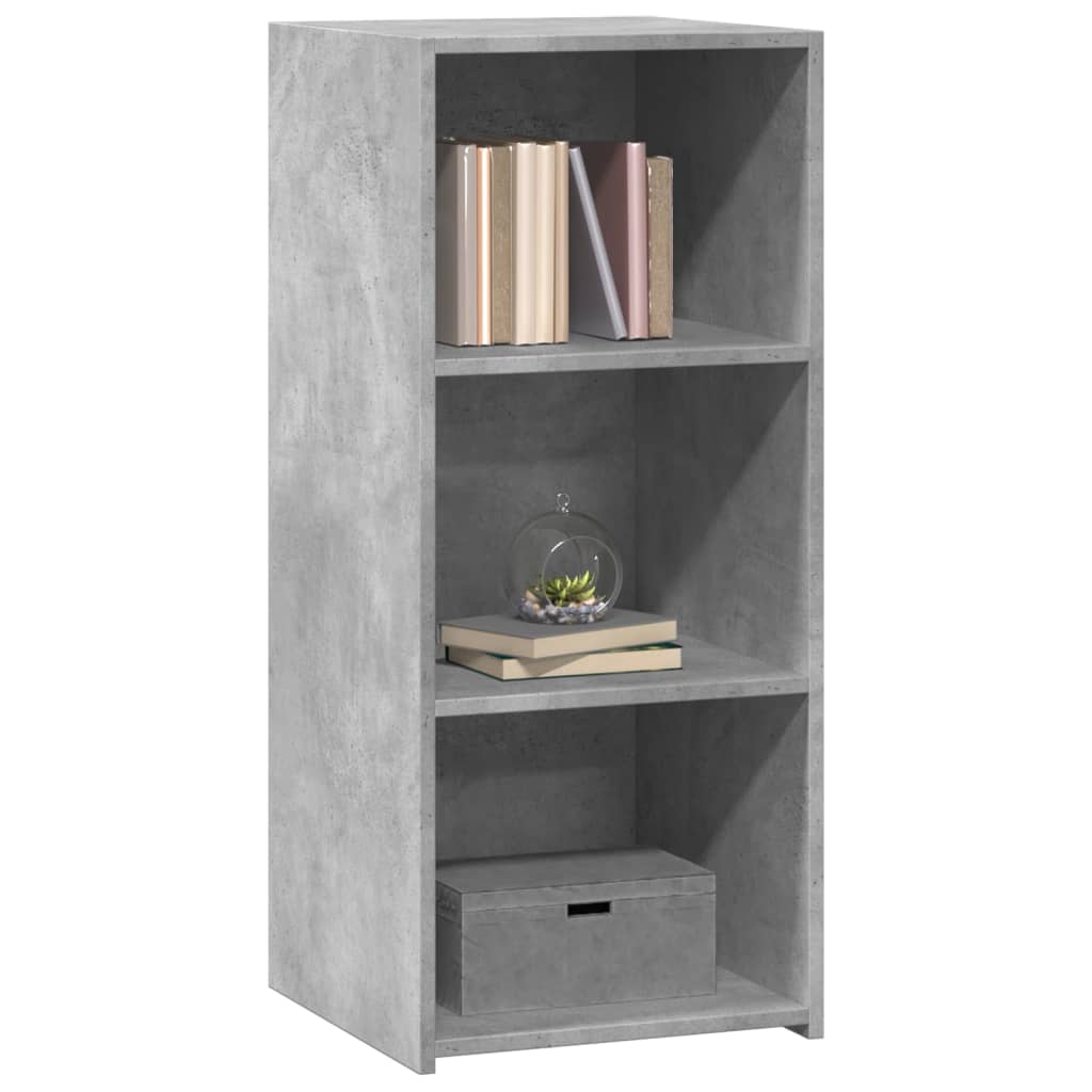 Credenza Grigio Cemento 40x41x93 cm in Legno Multistrato