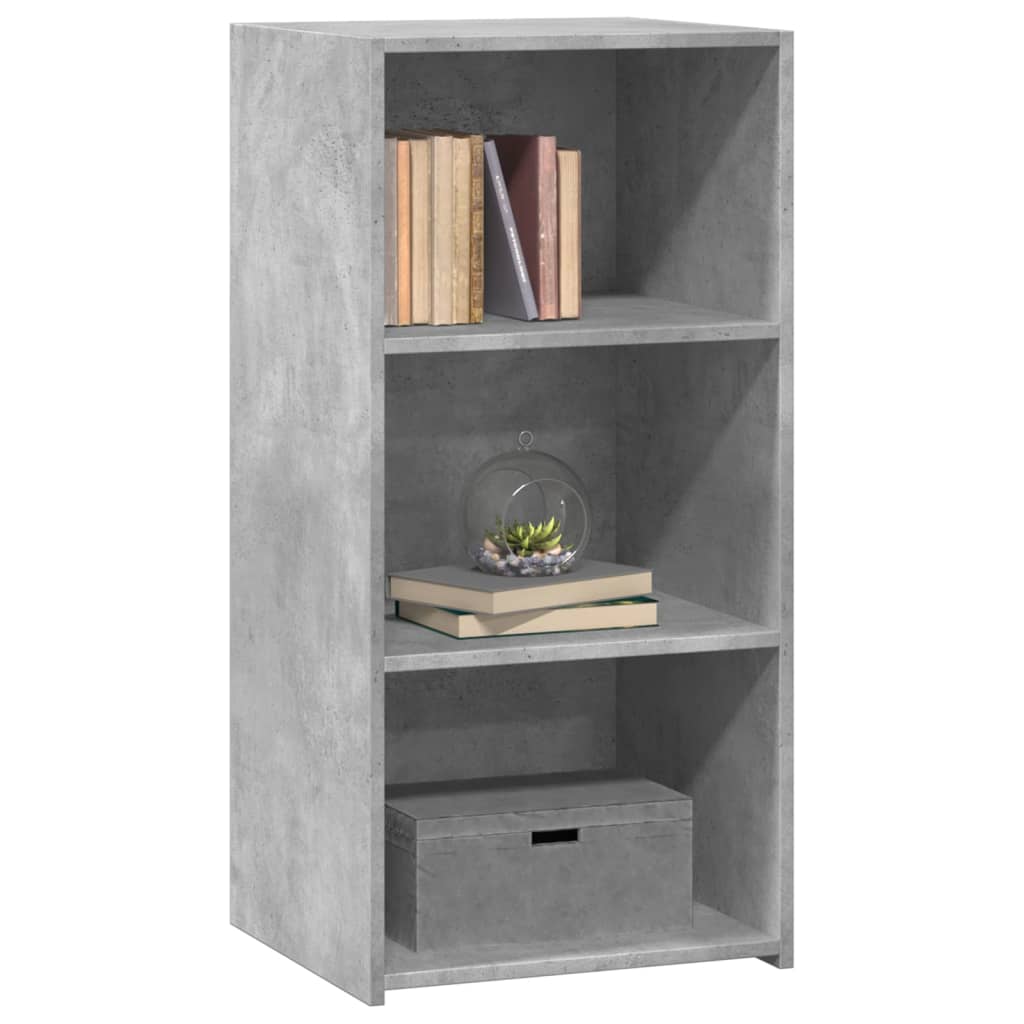 Credenza Grigio Cemento 45x41x93 cm in Legno Multistrato