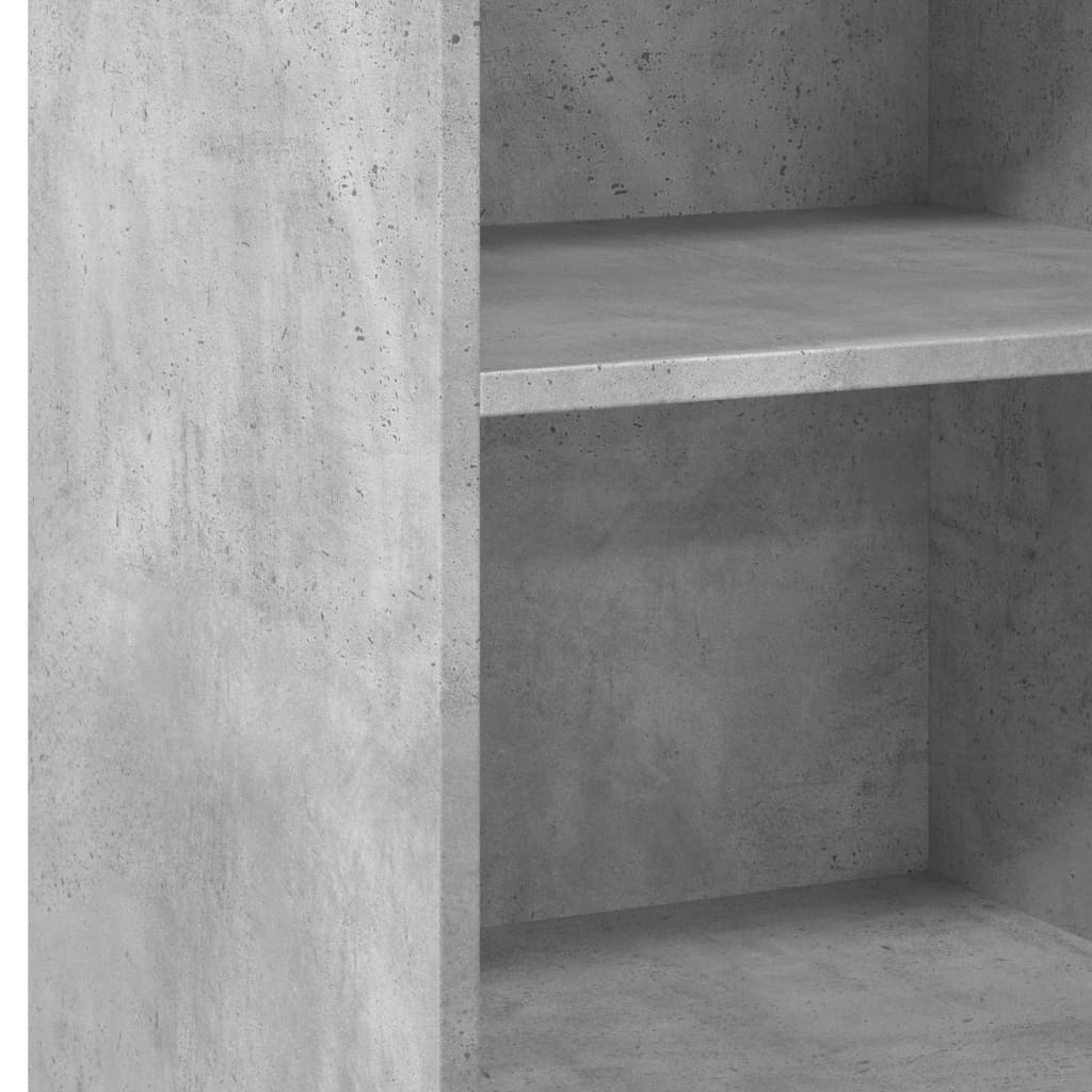 Credenza Grigio Cemento 45x41x93 cm in Legno Multistrato