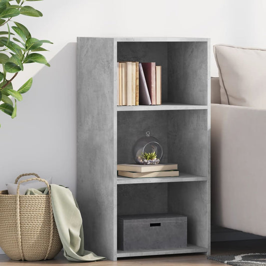 Credenza Grigio Cemento 45x41x93 cm in Legno Multistrato