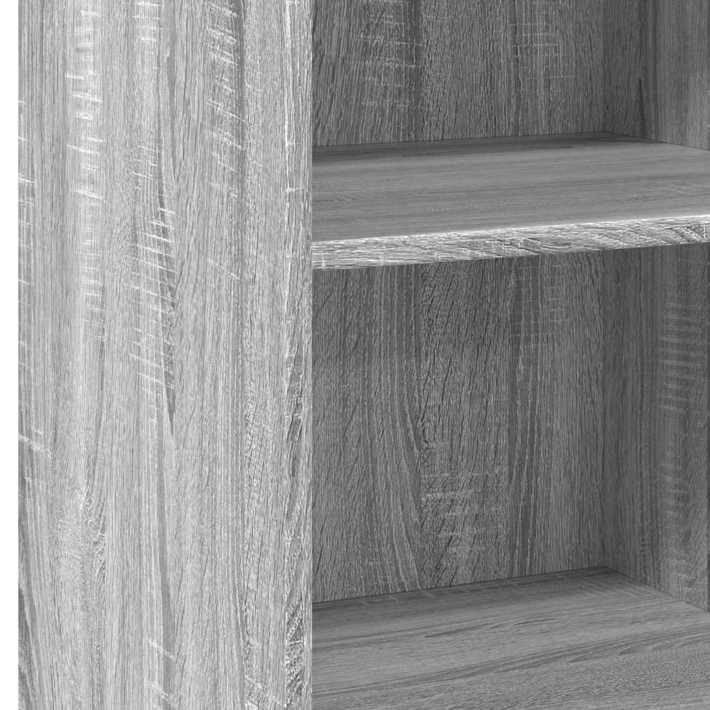 Credenza Grigio Sonoma 45x41x93 cm in Legno Multistrato