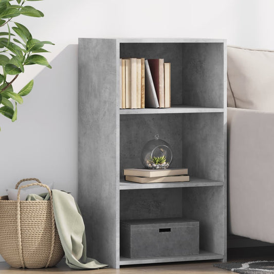 Credenza Grigio Cemento 50x41x93 cm in Legno Multistrato