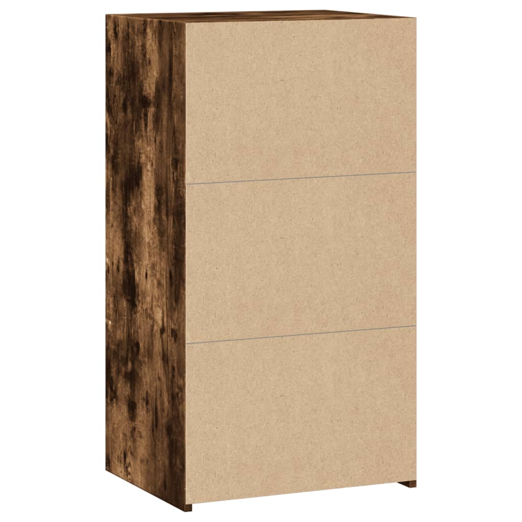 Credenza Rovere Fumo 50x41x93 cm in Legno Multistrato - homemem39