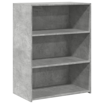 Credenza Grigio Cemento 70x41x93 cm in Legno Multistrato