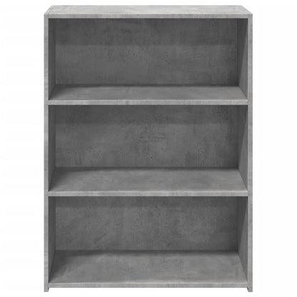 Credenza Grigio Cemento 70x41x93 cm in Legno Multistrato