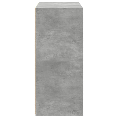 Credenza Grigio Cemento 70x41x93 cm in Legno Multistrato - homemem39