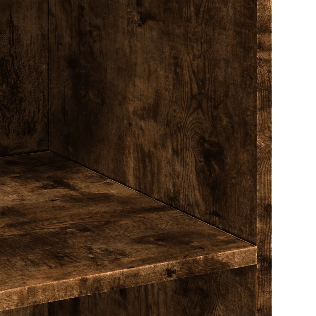 Credenza Rovere Fumo 70x41x93 cm in Legno Multistrato - homemem39