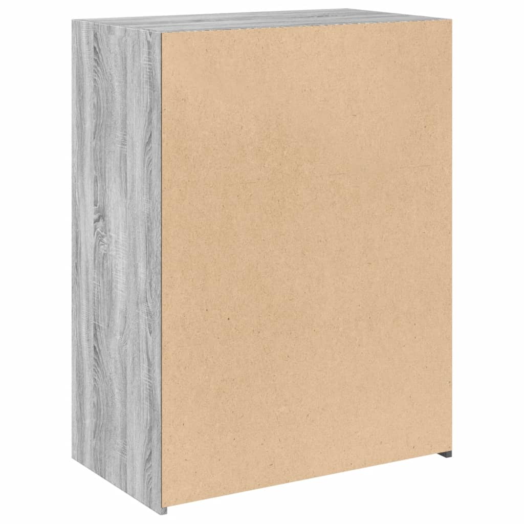 Credenza Grigio Sonoma 70x41x93 cm in Legno Multistrato - homemem39