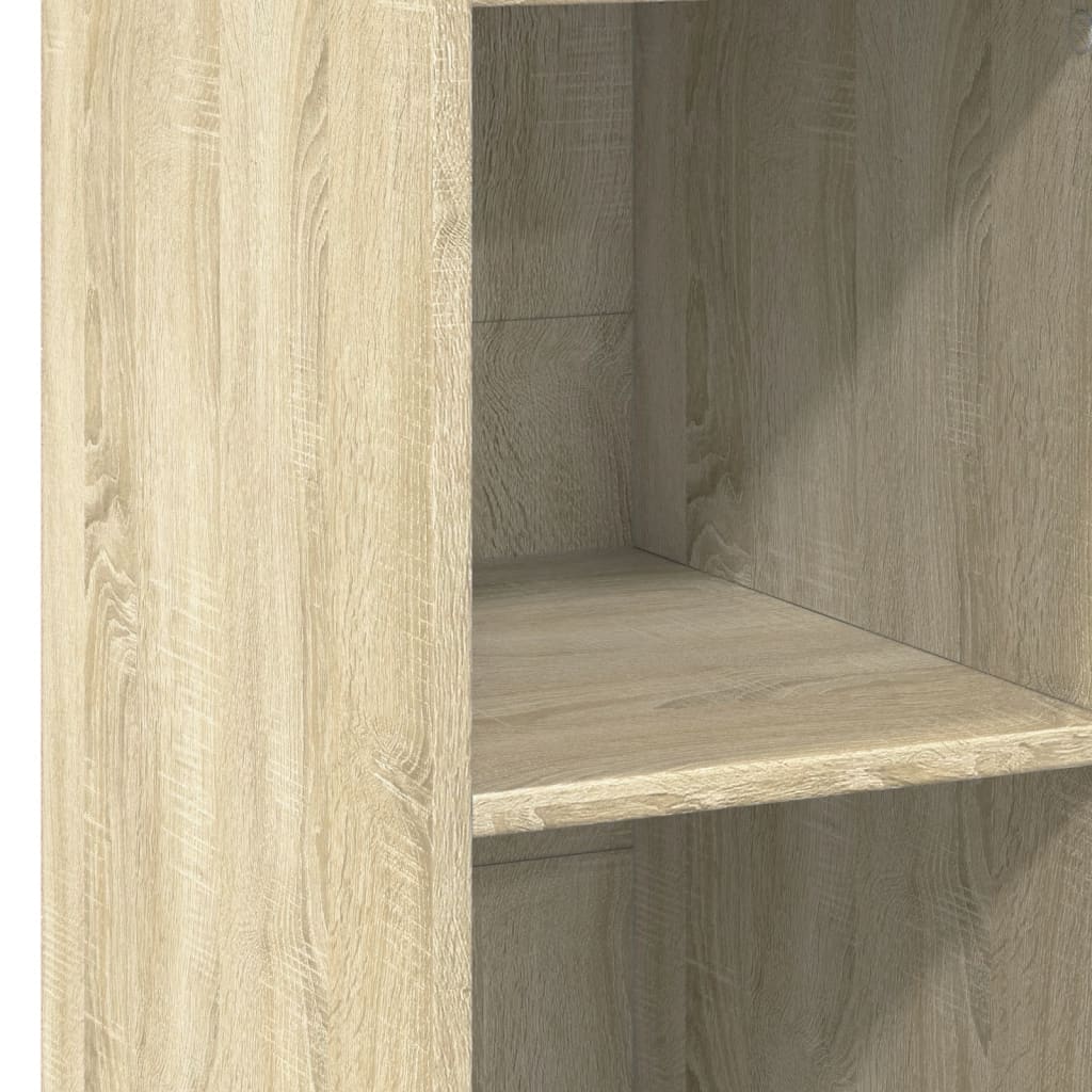 Credenza Rovere Sonoma 30x41x124cm in Legno Multistrato