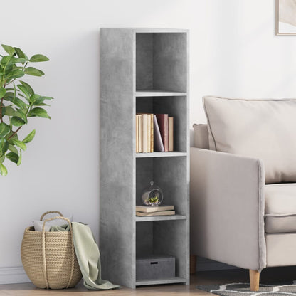 Credenza Grigio Cemento 30x41x124cm in Legno Multistrato