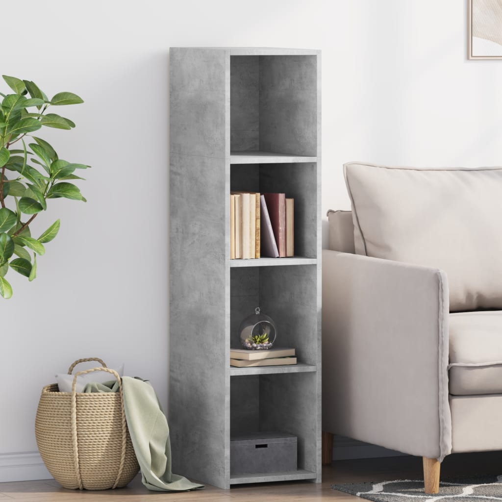 Credenza Grigio Cemento 30x41x124cm in Legno Multistrato - homemem39