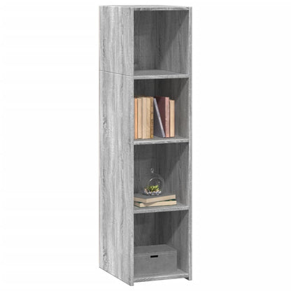 Credenza Grigio Sonoma 30x41x124cm in Legno Multistrato