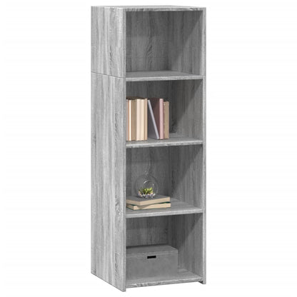 Credenza Grigio Sonoma 40x41x124cm in Legno Multistrato