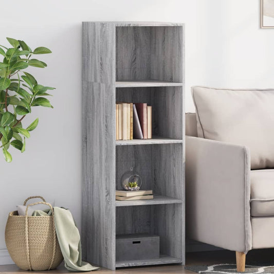 Credenza Grigio Sonoma 40x41x124cm in Legno Multistrato