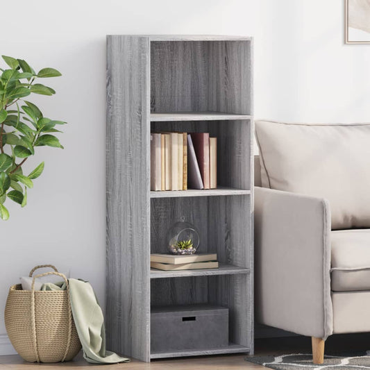 Credenza Grigio Sonoma 45x41x124 cm in Legno Multistrato