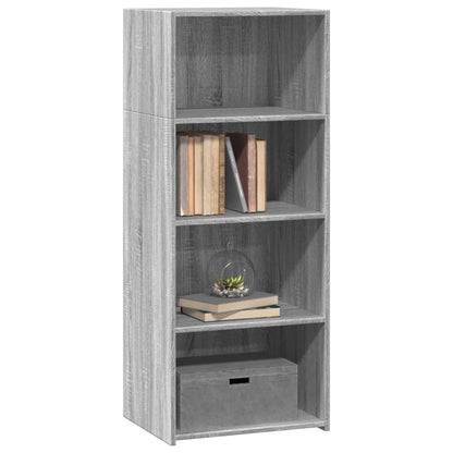 Credenza Grigio Sonoma 50x41x124 cm in Legno Multistrato - homemem39