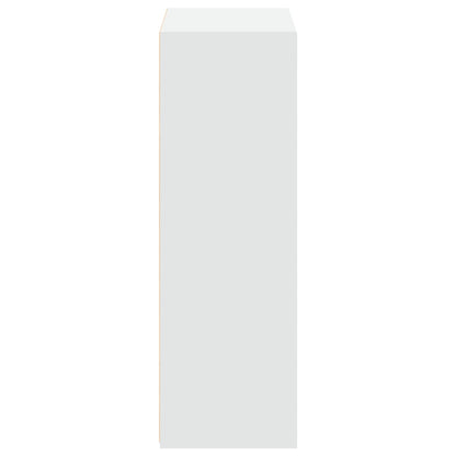 Credenza Bianca 70x41x124 cm in Legno Multistrato - homemem39