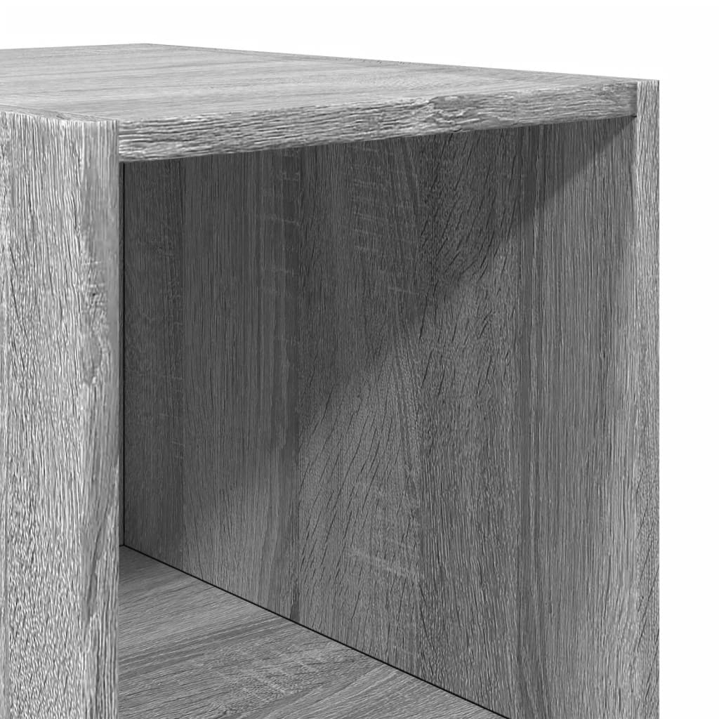 Credenza Grigio Sonoma 30x41x185 cm in Legno Multistrato - homemem39