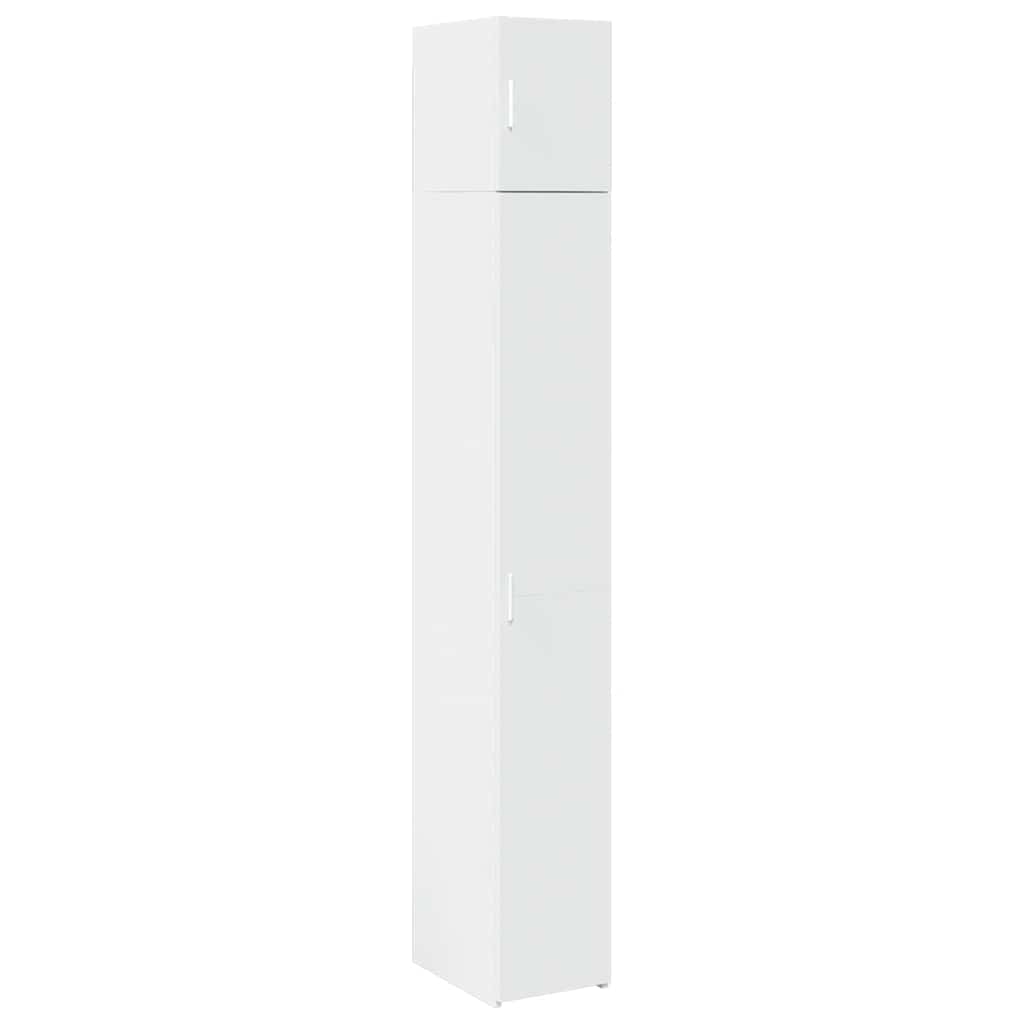 Mobile Sottile Bianco 30x42,5x225 cm in Truciolato