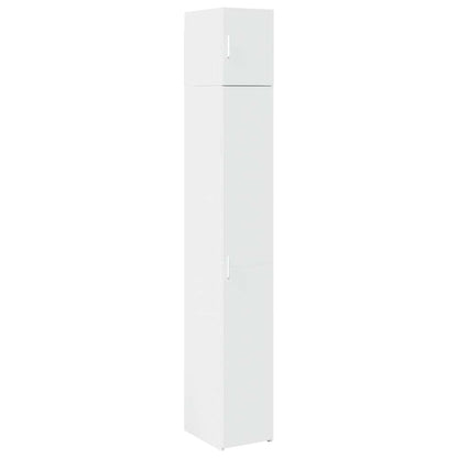 Mobile Sottile Bianco 30x42,5x225 cm in Truciolato